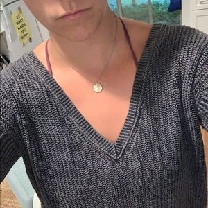 Like New!! Charcoal Gray Sweater